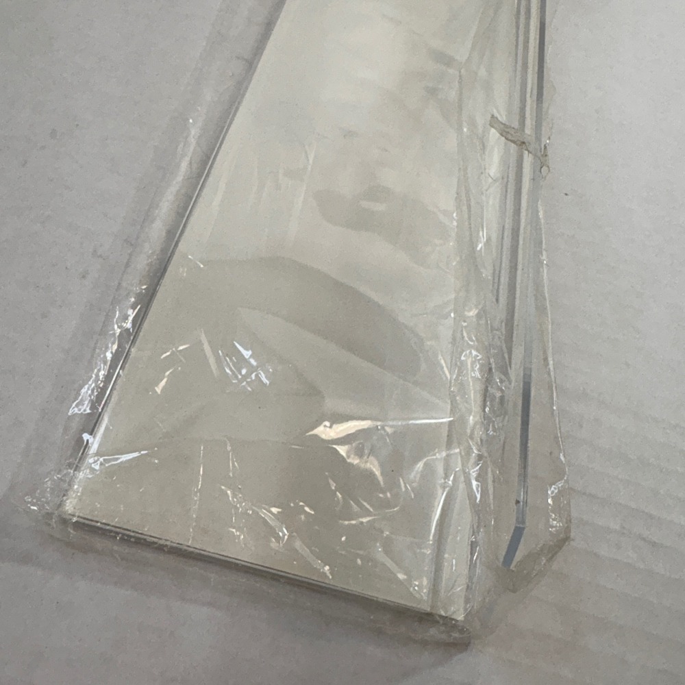 Trend Basics Panoramic Photo Frame Unisex 4x12 Clear New Vintage 1993 Acrylic - Picture 5 of 8